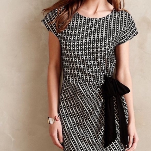 Anthropologie Dresses & Skirts - Saturday/Sunday Black and White Patterned Dress